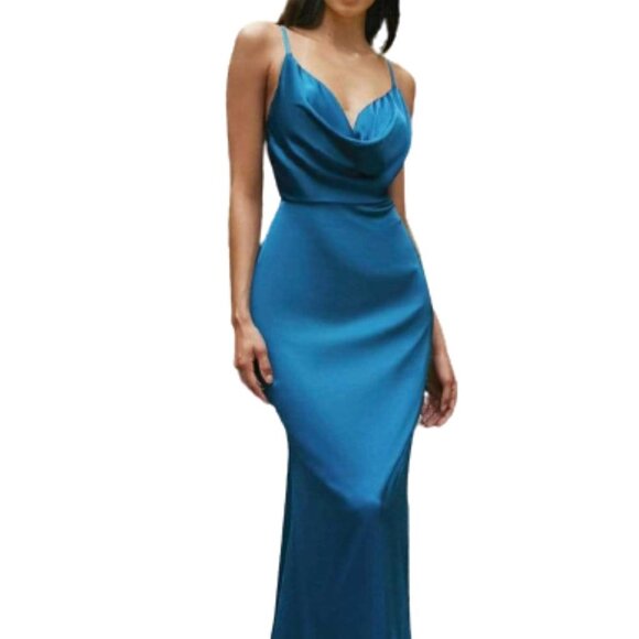 Cinderella Divine Dresses & Skirts - NWT Cinderella Divine 7487 Satin Prom Dress Pink Size 8